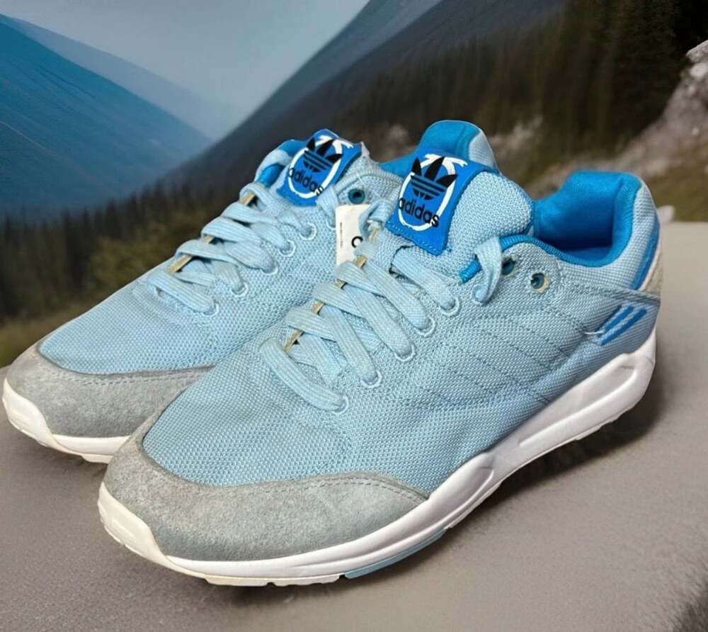 Adidas Tech Super W Size 7.5 Clear Blue Rita Sneakers